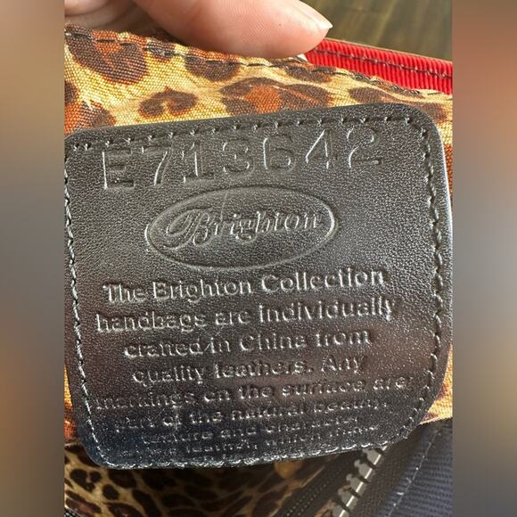 Brighton Riviera Fashionista VIP Leather Tote EUC Rare - Picture 6 of 13